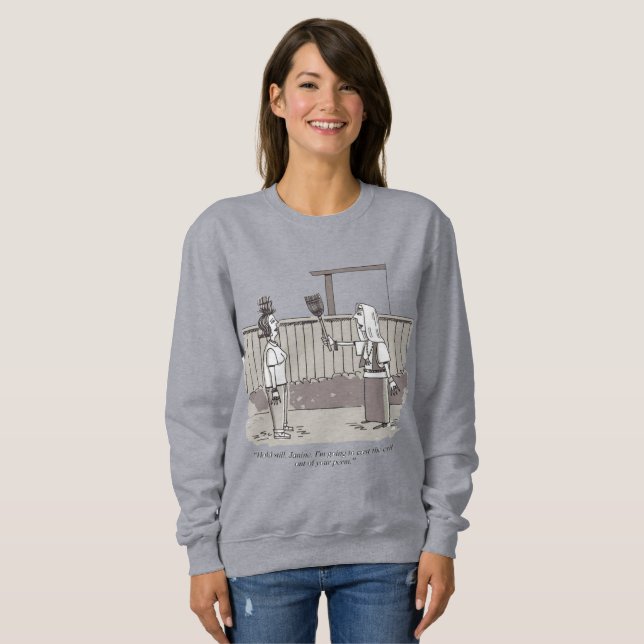Sudadera Evil Perm women gray sweatshirt (Anverso completo)