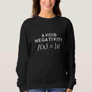 Sudadera Evitar ecuaciones matemáticas negativas - matemáti
