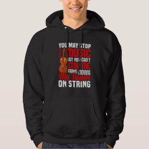 Sudadera Evitar que mueva mis dedos en la cuerda   Violín
