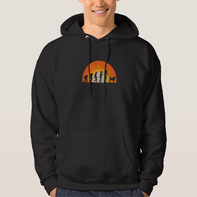 Sudadera Evolución Akita Atardecer   (Anverso)