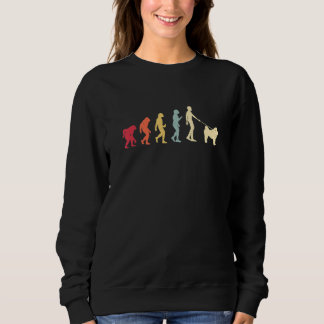 Sudadera Evolución Chow Chow Retro Vintage