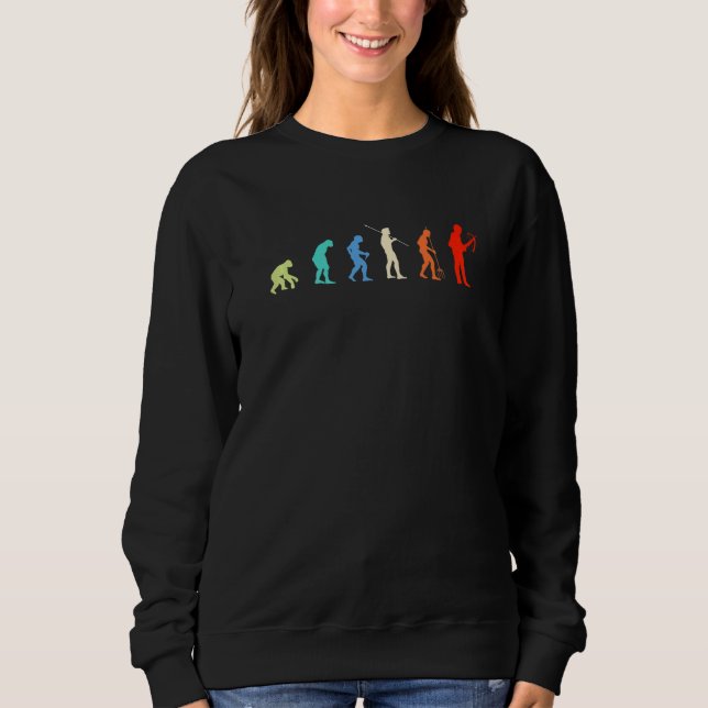 Sudadera Evolución Crossbow Crossbowman Bowstring 1 (Anverso)