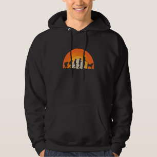 Sudadera Evolución de Akita Atardecer
