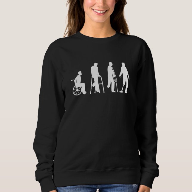 Sudadera Evolución de amputados (Anverso)
