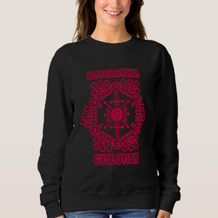 Sudadera Evolución de la cadena de bloqueo 1 0 Color del vi