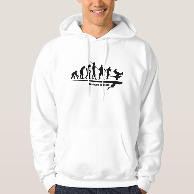 Sudadera Evolución de la danza 2 (Anverso)