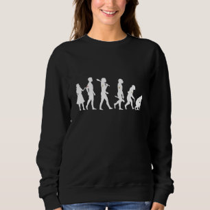 Sudadera Evolución De La Libertad Del Hombre Sin Vacuna For
