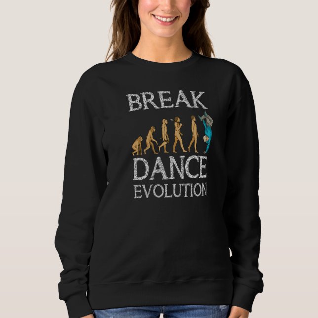 Sudadera Evolución de la ruptura B Boy Hiphop Dan (Anverso)