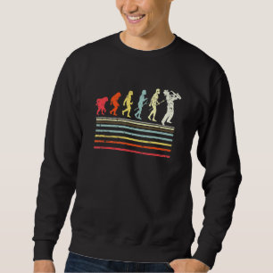 Sudadera Evolución De La Vintage Retro Saxofónica Del Hombr