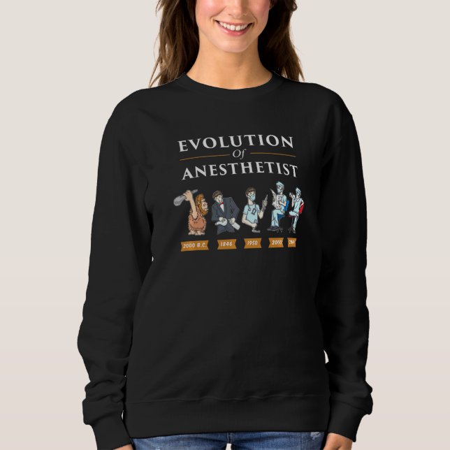Sudadera Evolución De Los Anestesistas (Anverso)