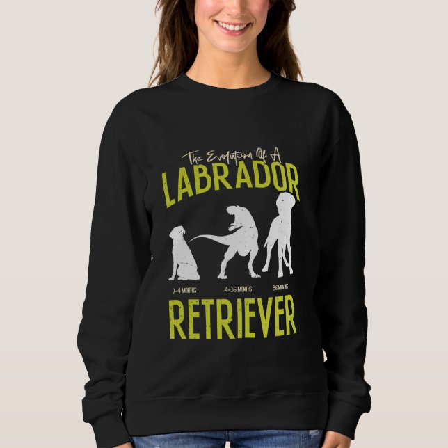 Sudadera EVOLUCIÓN DE LOS Labradores Propietarios DE RECUPE (Anverso)