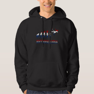 Sudadera Evolución de los Países Bajos Fútbol Holandés Raíc