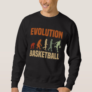 Sudadera Evolución del Baloncesto de Mono a Hombres BBall