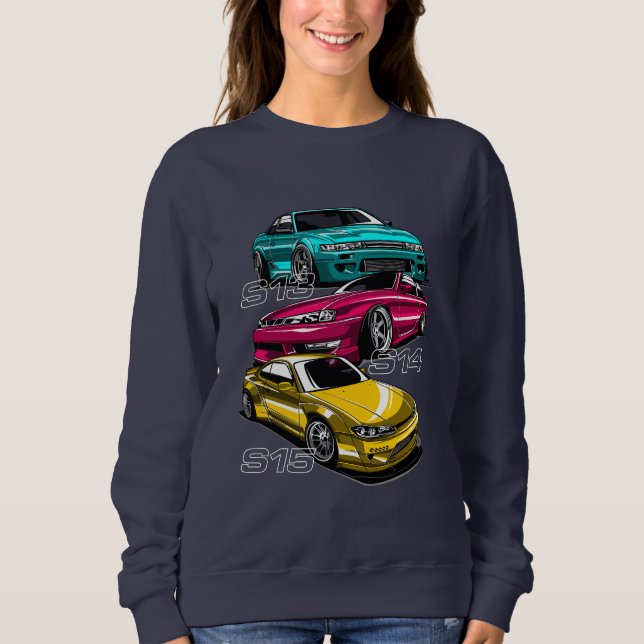 SUDADERA EVOLUCIÓN DEL CHASIS "S" DE SILVIA (Anverso)