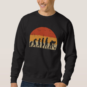 Sudadera Evolución del deporte de invierno de Curling ser u