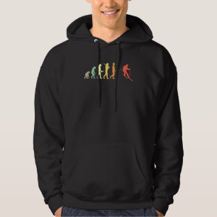 Sudadera Evolución Del Esquí Retro Para Los Esquiadores