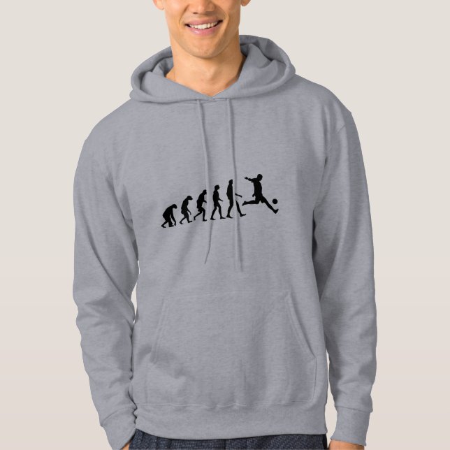 Sudadera Evolución del fútbol (Anverso)