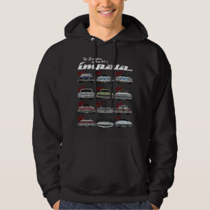 Sudadera Evolución del Impala de los 60,1960,Hot Rod,Muscle