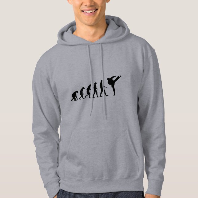 Sudadera Evolución del karate (Anverso)