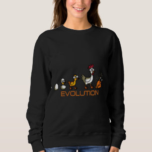 Sudadera Evolución del pollo