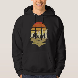 Sudadera Evolución del Saxofón Saxofonista Retro Saxofón