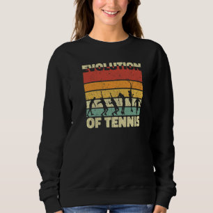 Sudadera Evolución Del Tenis Retro Vintage Aspecto Guay Y