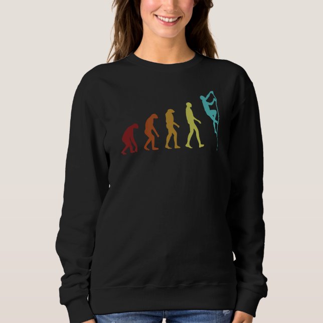 Sudadera Evolución escalada Bouldering Sport Free Climber C (Anverso)