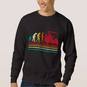 Sudadera Evolución humana Carro de golf Funny Golfing Hombr