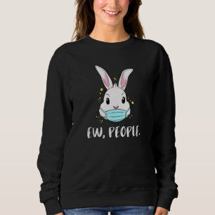 Sudadera Ew Gente Conejo Face Mask Chicas Mujeres Divertida