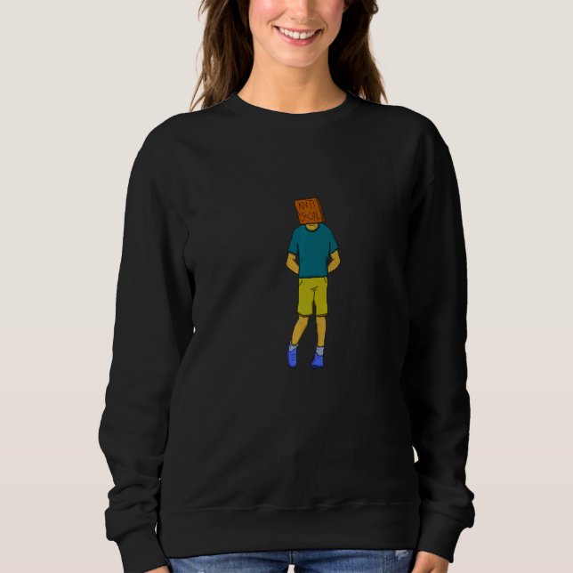 Sudadera Ew People Anti Social Little Boy Women Introvertid (Anverso)