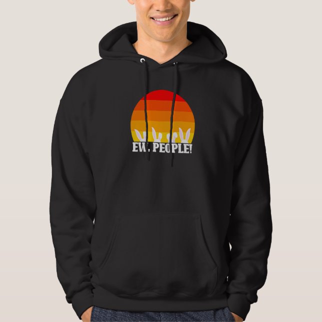 Sudadera Ew People Easter Day Funny Rabbit Bunny Ears Boys (Anverso)