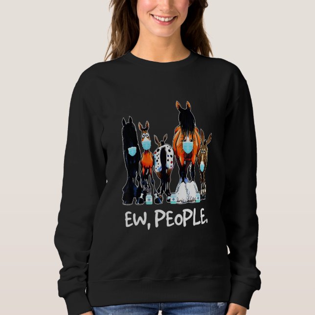 Sudadera Ew People Horse Lover Horse Riding Equestrian Farm (Anverso)