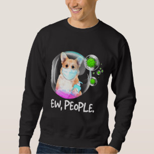 Sudadera Ew People Pembroke Welsh Corgi Facemask Dog