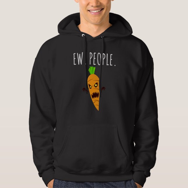Sudadera Ew People Scary Carrot (Anverso)