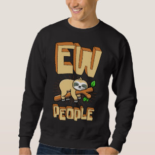 Sudadera Ew Personas Dormían Llovidos En La Lengua Introver