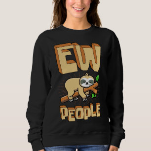 Sudadera Ew Personas Dormían Llovidos En La Lengua Introver