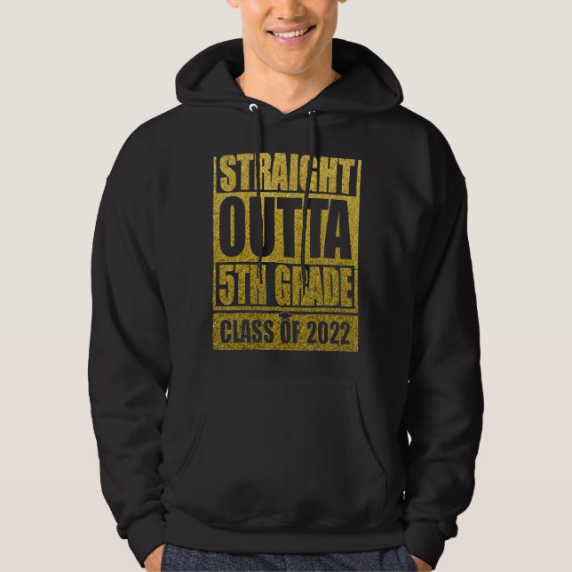 Sudadera Exacto recto de 5º grado de tinte de tie gran grad (Anverso)