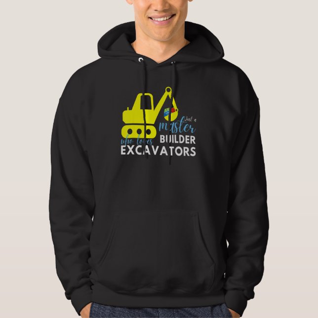 Sudadera Excavadora de creación de bloques de bloques de cl (Anverso)