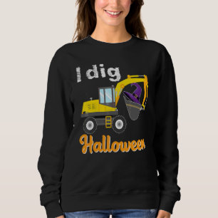 Sudadera Excavadora de Halloween Cavo Camión Tractor Calaba