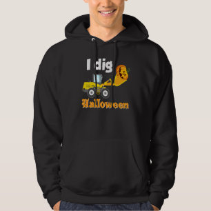 Sudadera Excavadora de Halloween Cavo Camión Tractor Calaba