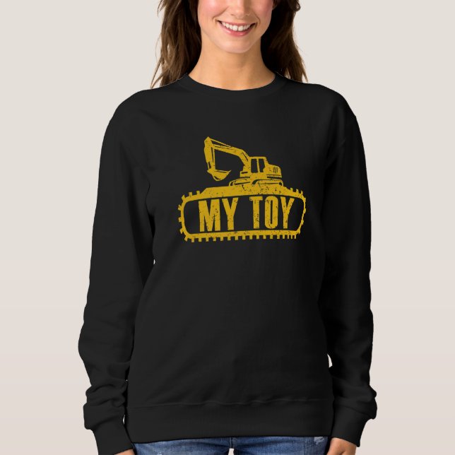 Sudadera Excavator My Toy Construcktor Worker Digger Exca (Anverso)