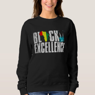 Sudadera Excelencia Negra Hist African American Black Power