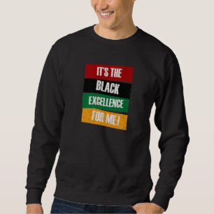 Sudadera Excelencia Negra Orgullo Negro Africano Hi