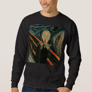 Sudadera Excelente El Diseño De La Pintura De Grito