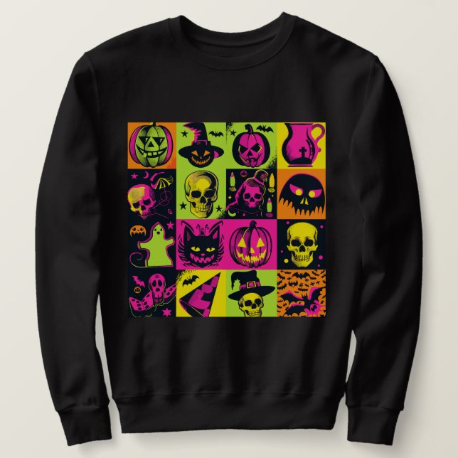 Sudadera ExDesigner | Halloween (Anverso del diseño)