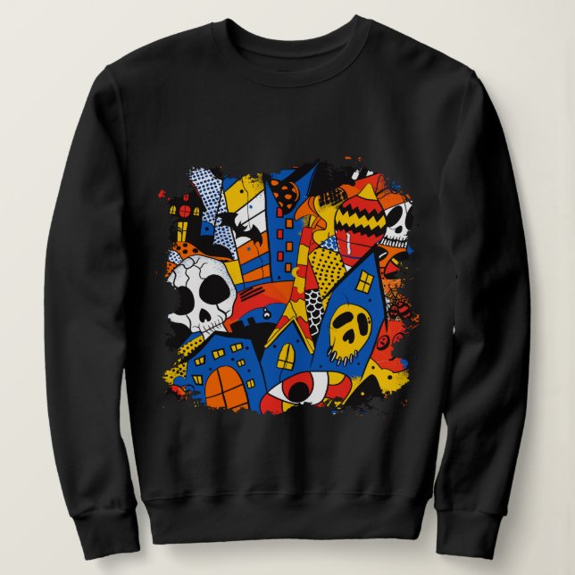 Sudadera ExDesigner | Personalización | Halloween (Anverso del diseño)
