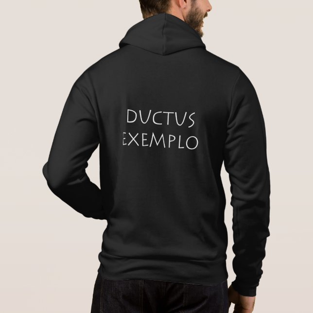 Sudadera Exemplo de Ductus (Reverso)