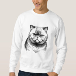 Sudadera Exotic Shorthair Sketch Men's Sweatshirt
