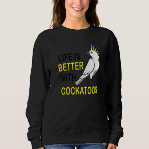 Sudadera Exótico Animal Cute Parakeet Cockatoo Bird