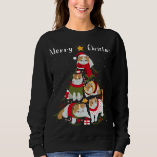 Sudadera Exótico Árbol de Navidad Shorthair Navidad Navidad